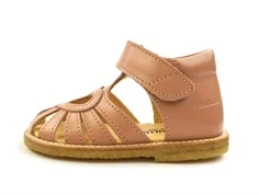 Angulus mørk peach sandal med hjerte